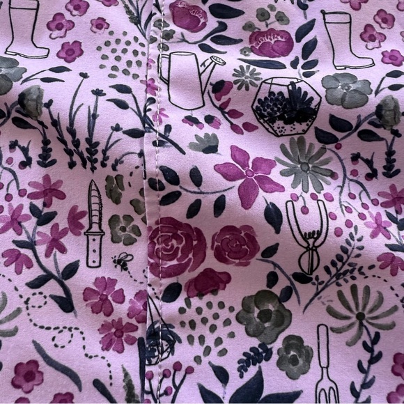 Duluth-Flex-Sidewinder Long Sleeve Shirt-Garden Print-Purple-Cooling-Vented-S - Picture 7 of 15